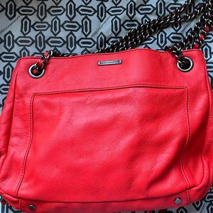 Rebecca Minkoff red leather Handbag